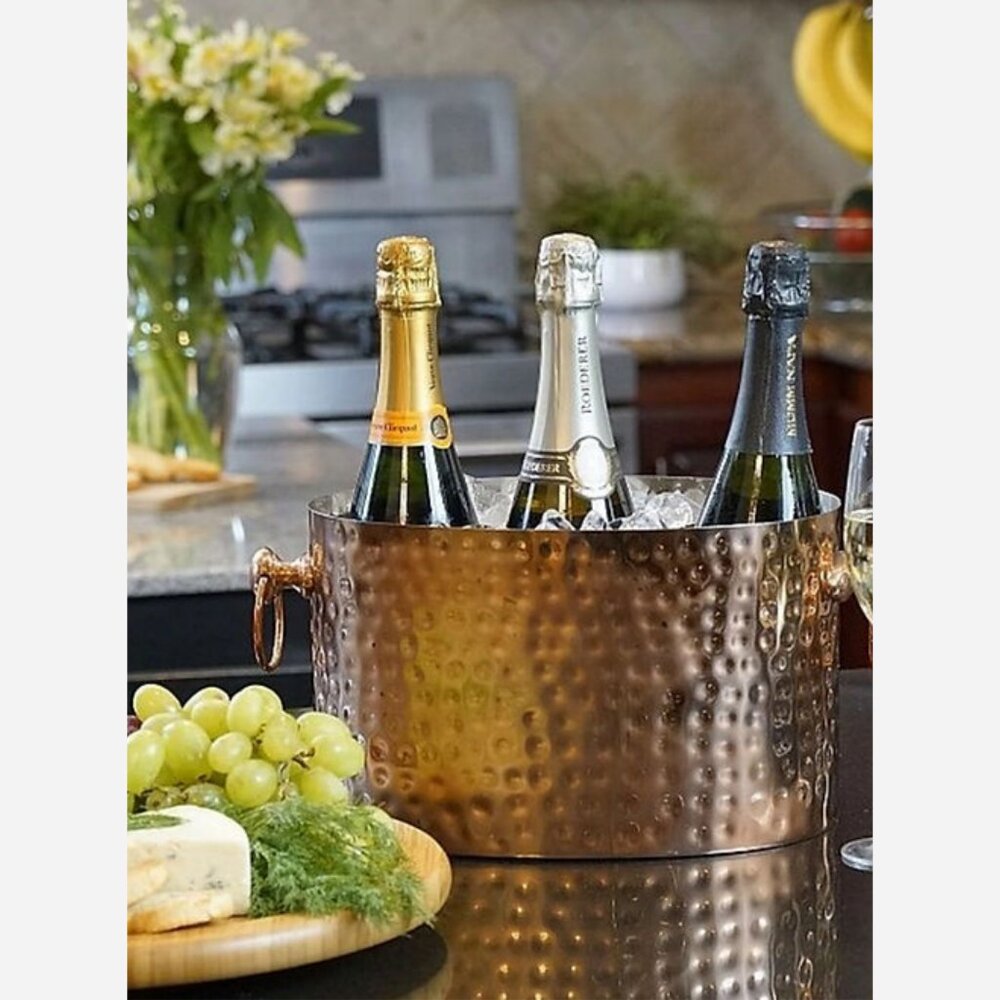 Copper 3-Bottle Wine Chiller/Bucket
